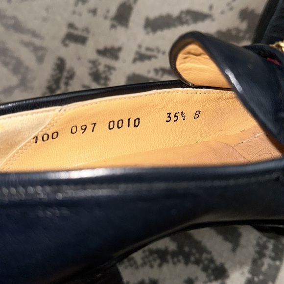 Gucci navy horsebit loafer - Picture 7 of 9